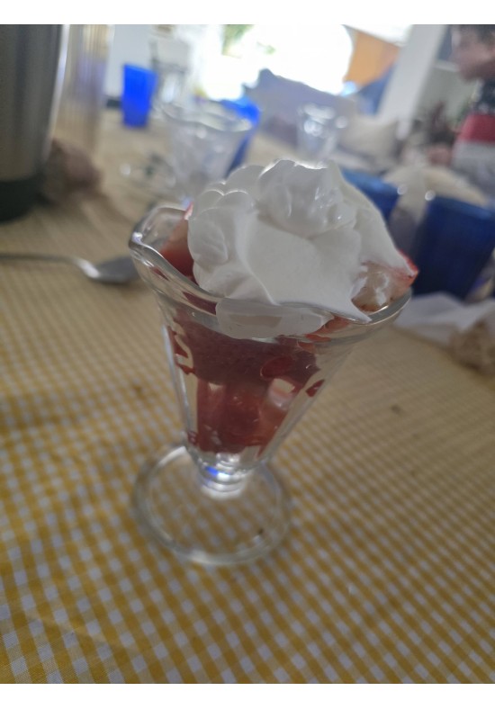 Fresa con Nata